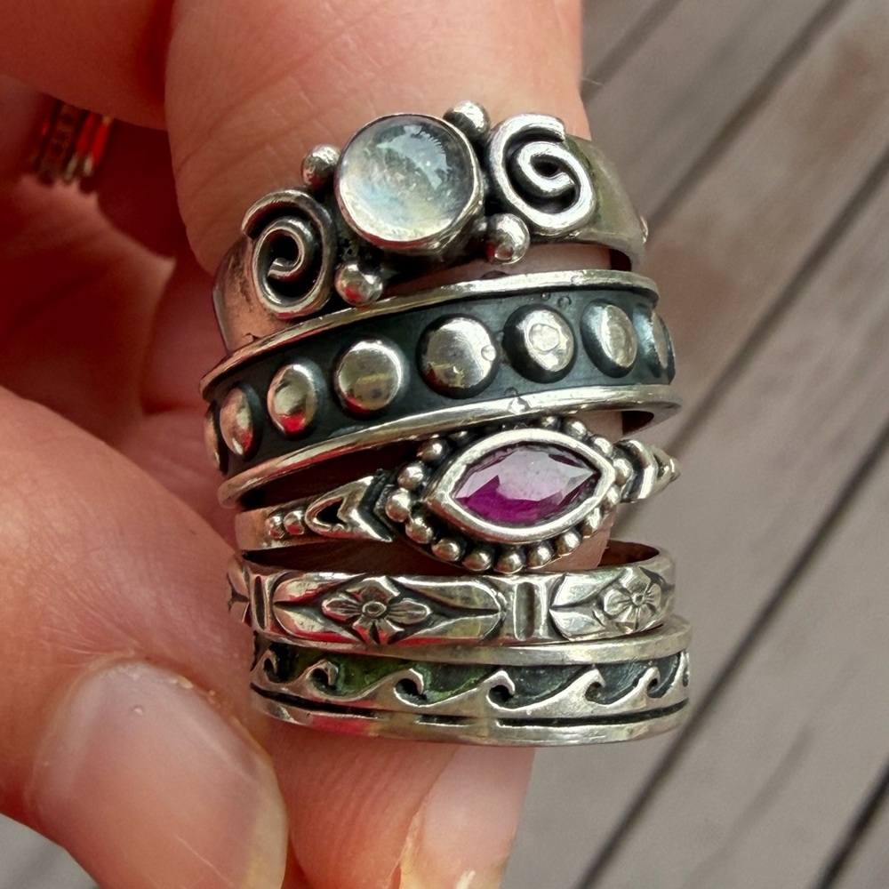 Silver rings